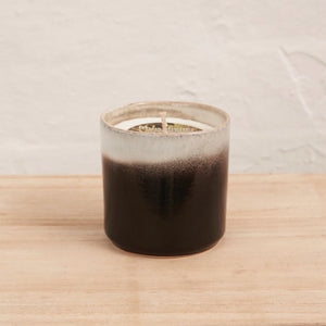 Soy Candle - Contrast Ceramic Cup - Multiple Fragrances
