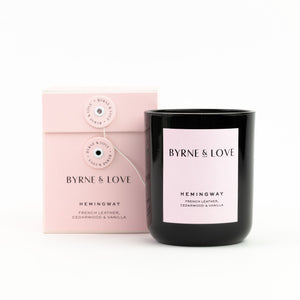 Byrne & Love - Luxury Soy Candle - Hemingway