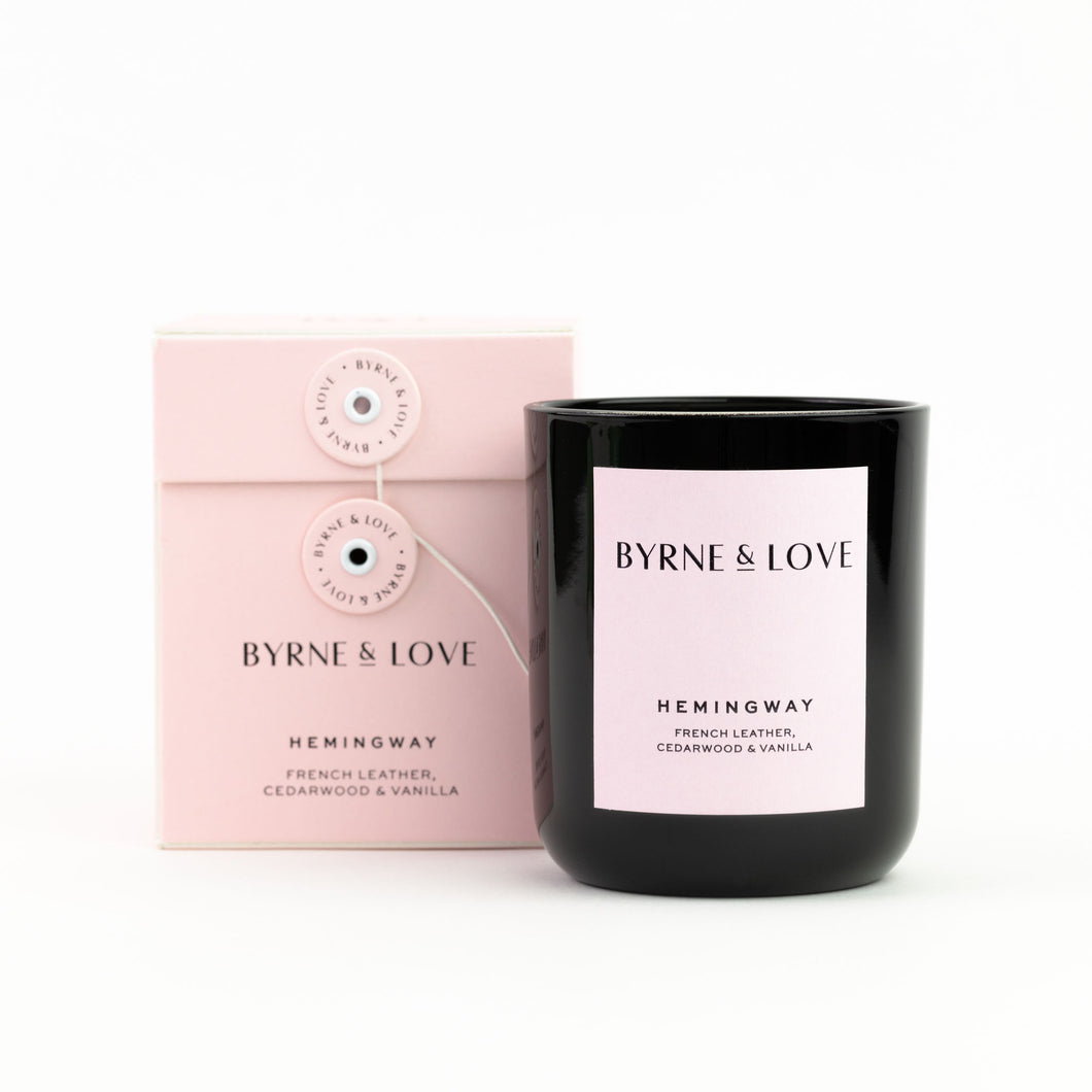 Byrne & Love - Luxury Soy Candle - Hemingway